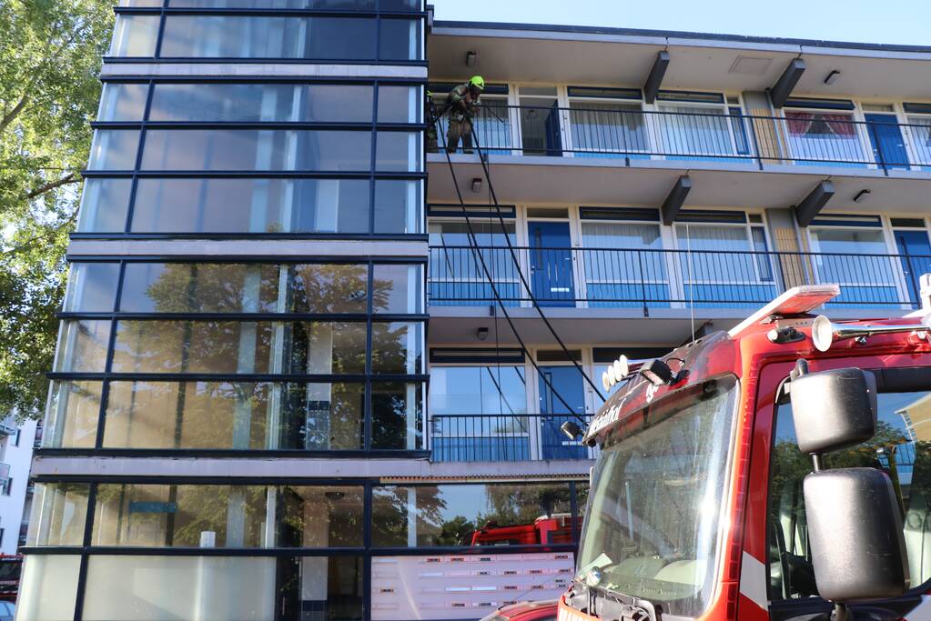 Brand na explosie in flatwoning