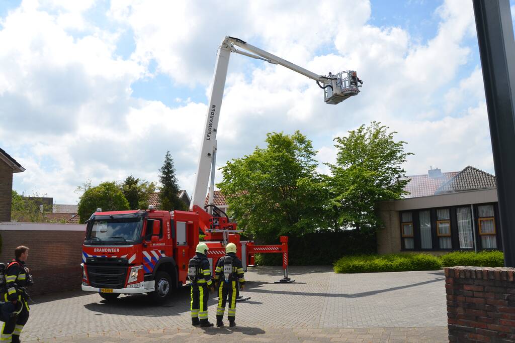 Flinke rookontwikkeling bij uitslaande schuurbrand