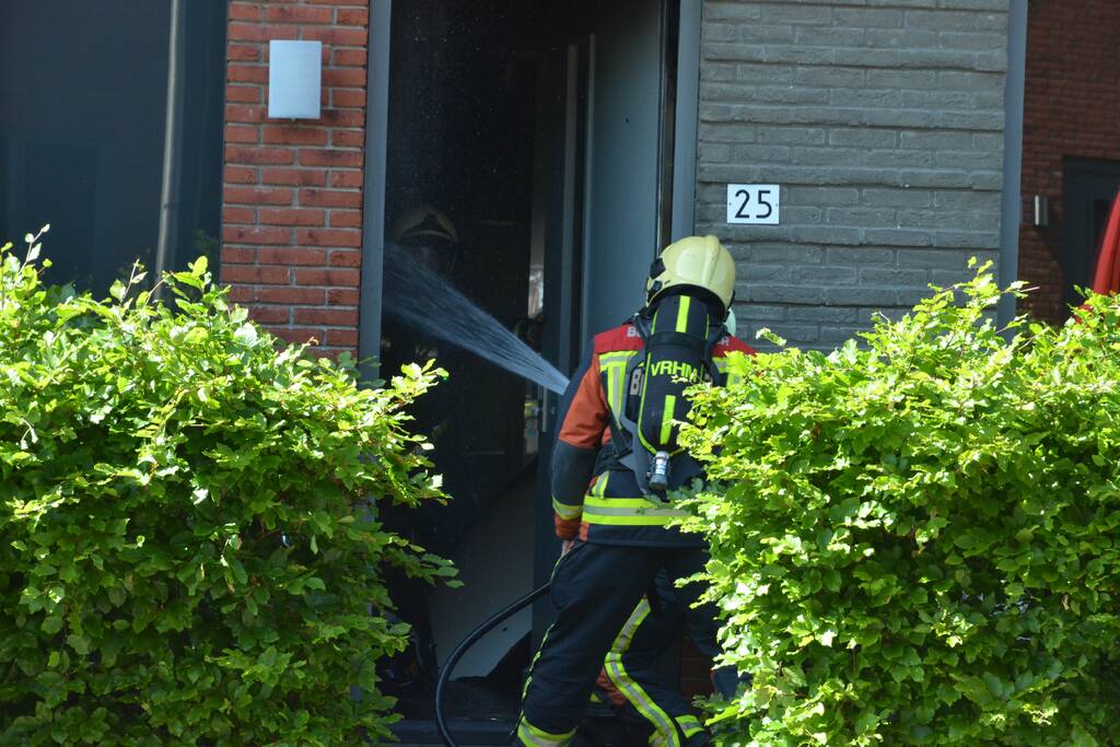 Flinke rookontwikkeling bij woningbrand