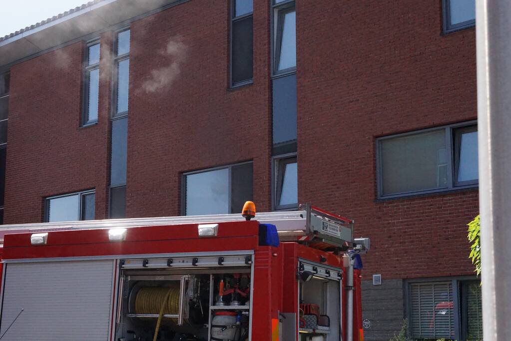 Flinke rookontwikkeling bij woningbrand