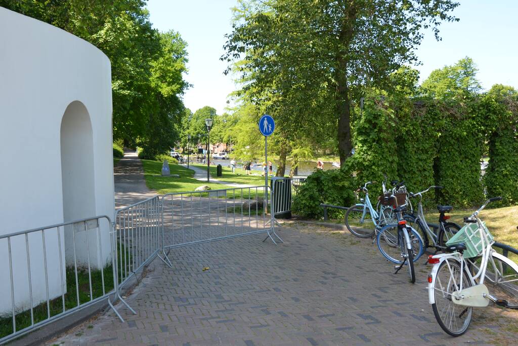 Stadspark afgesloten vanwege corona maatregelen