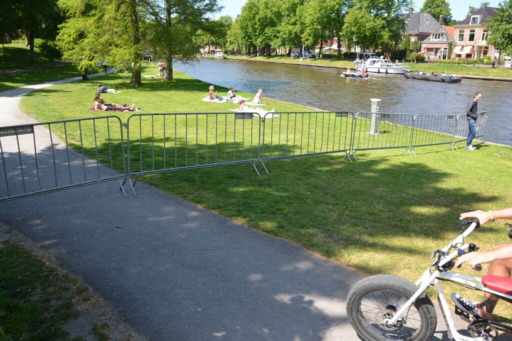 Stadspark afgesloten vanwege corona maatregelen