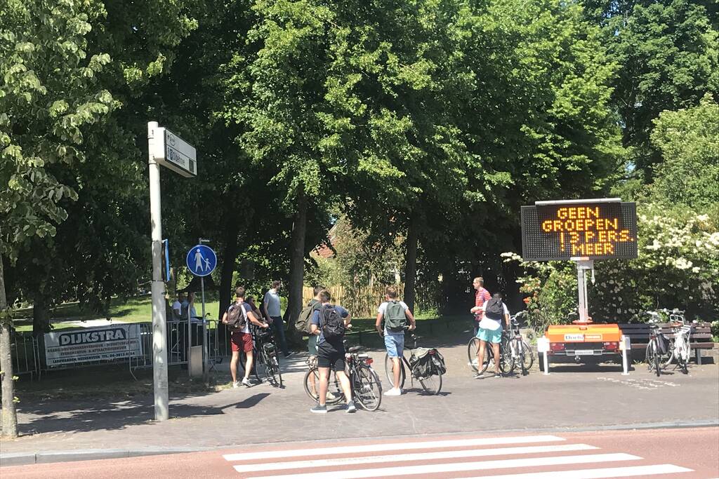 Stadspark afgesloten vanwege corona maatregelen