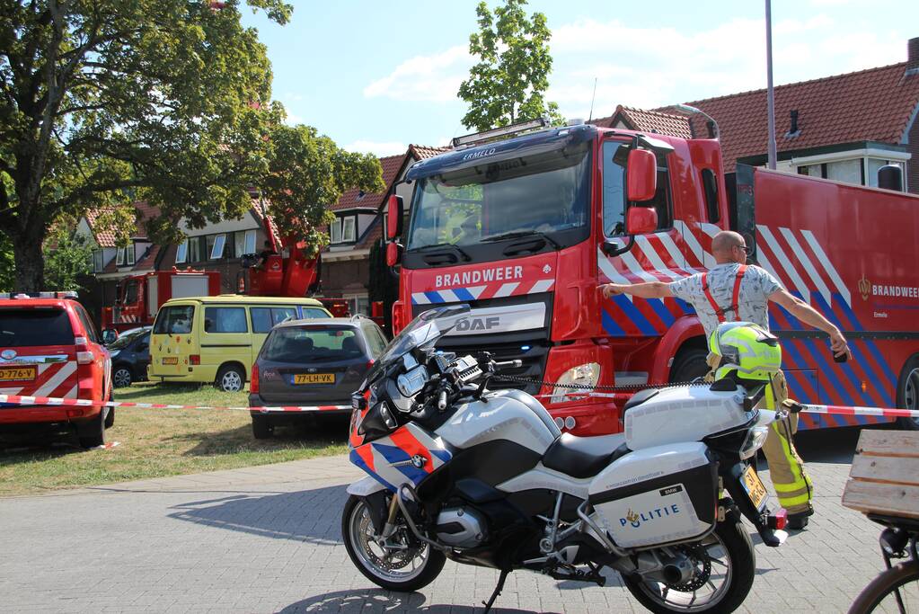 Veel rook bij brand in meerdere schuren