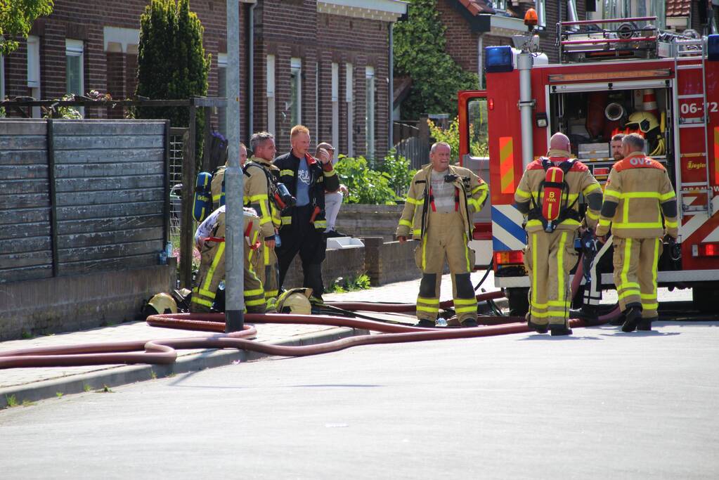 Veel rook bij brand in meerdere schuren