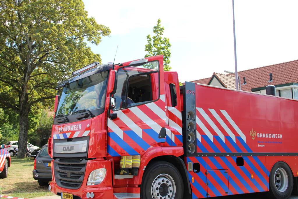 Veel rook bij brand in meerdere schuren