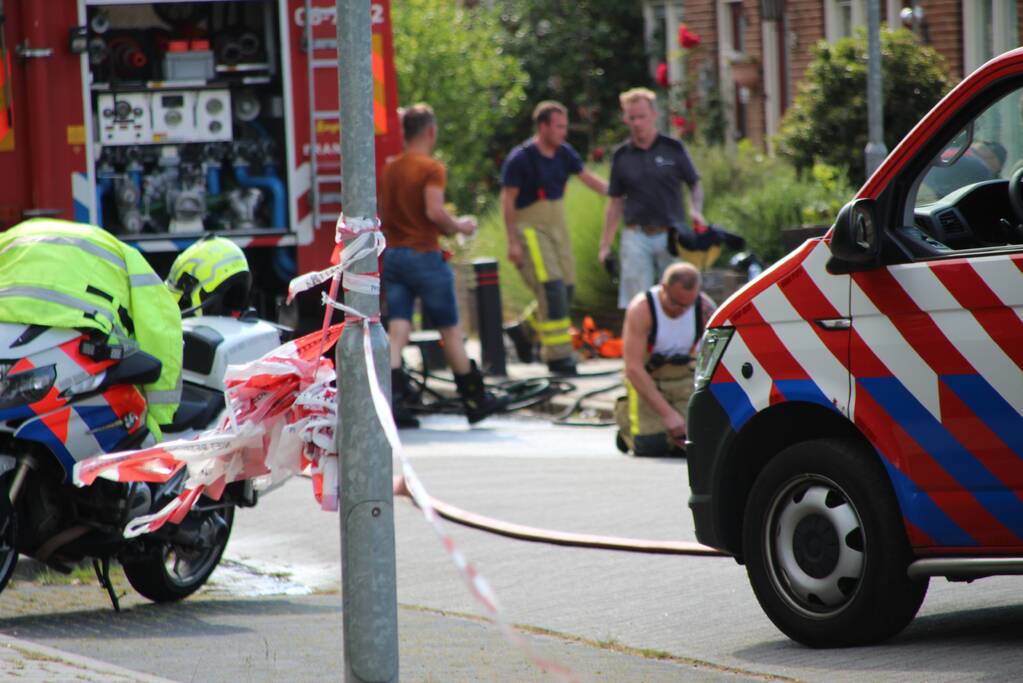 Veel rook bij brand in meerdere schuren