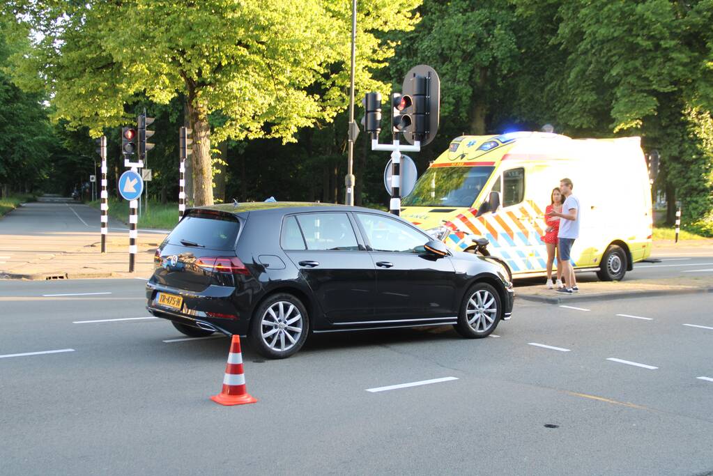 Fietser gewond bij aanrijding