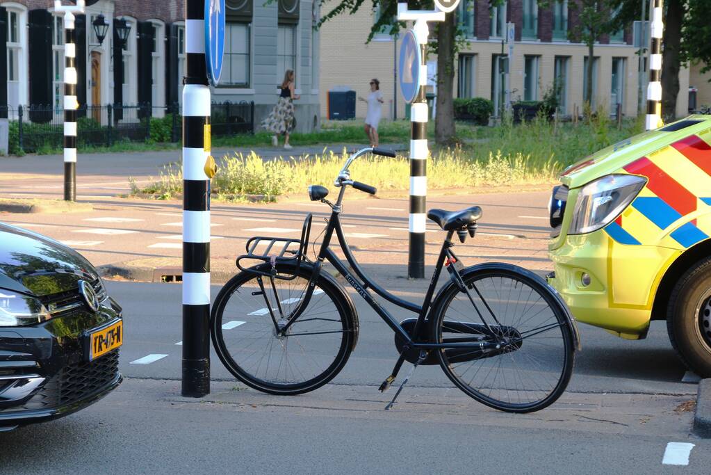 Fietser gewond bij aanrijding