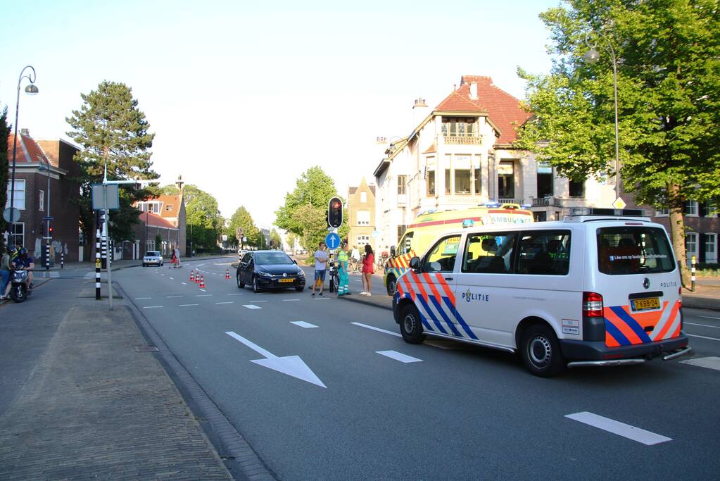 Fietser gewond bij aanrijding