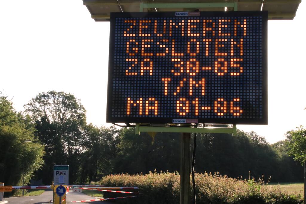 Recreatiegebied Zeumeren afgesloten