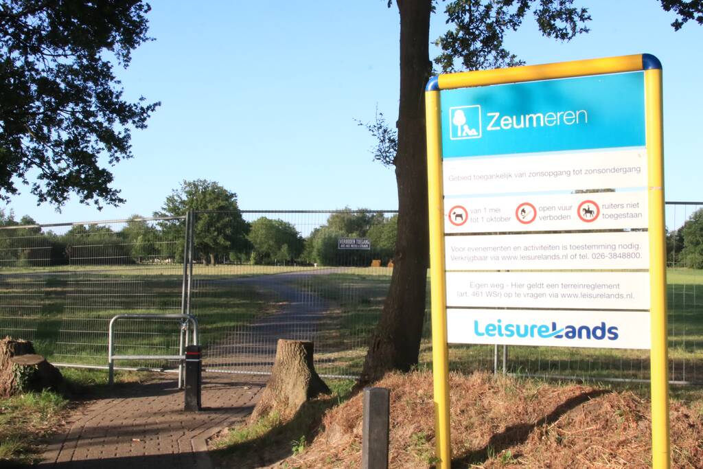 Recreatiegebied Zeumeren afgesloten