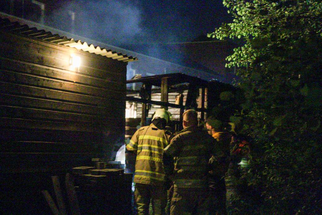 Schuur verwoest door brand