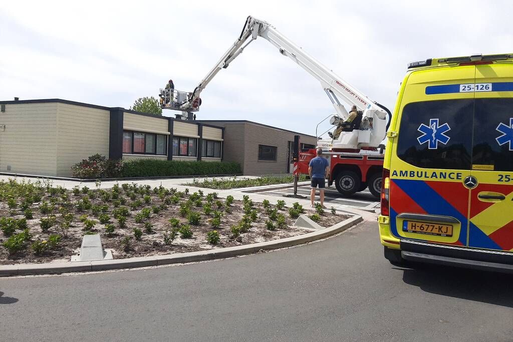 Brand in afzuiginstalatie