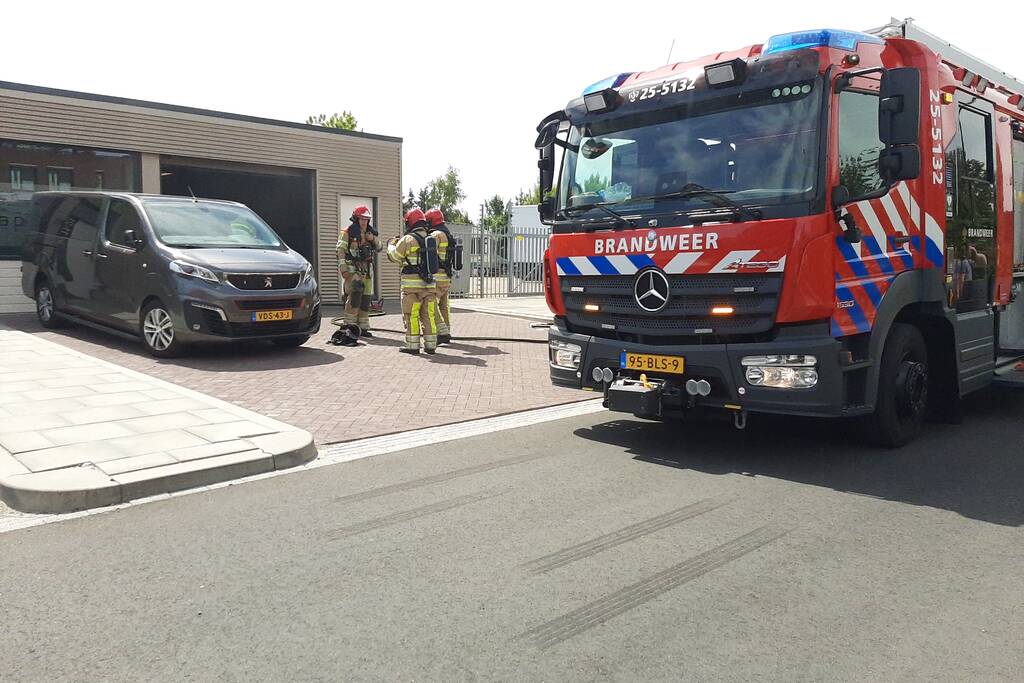 Brand in afzuiginstalatie