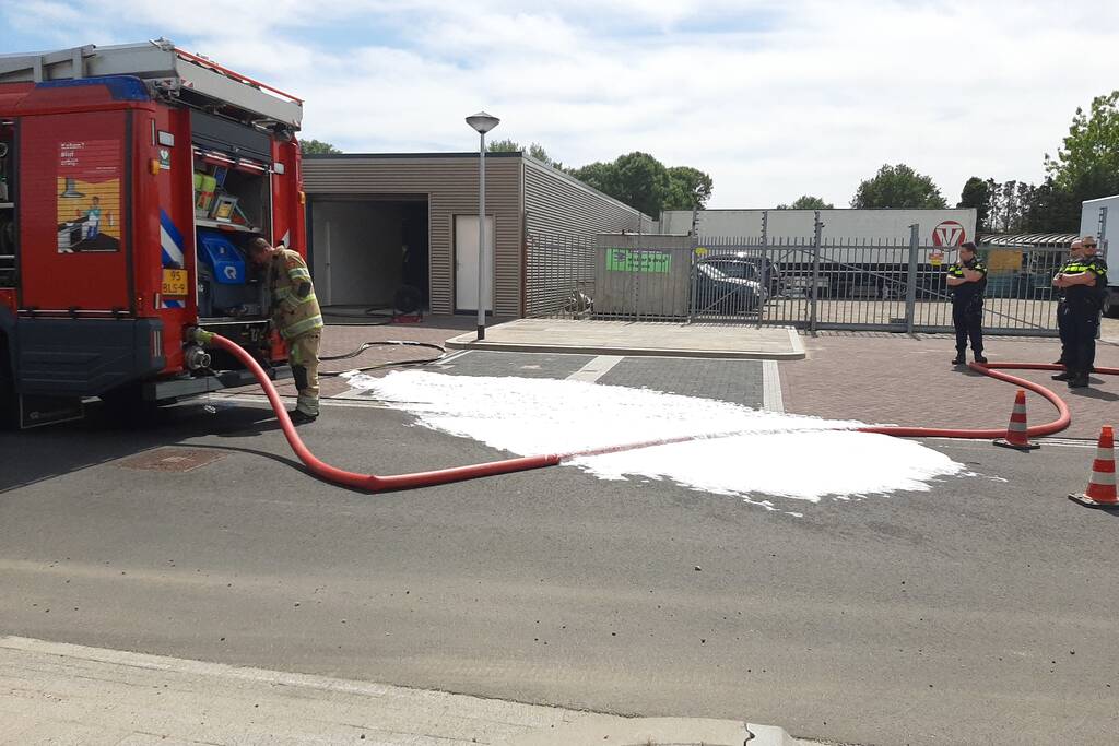 Brand in afzuiginstalatie