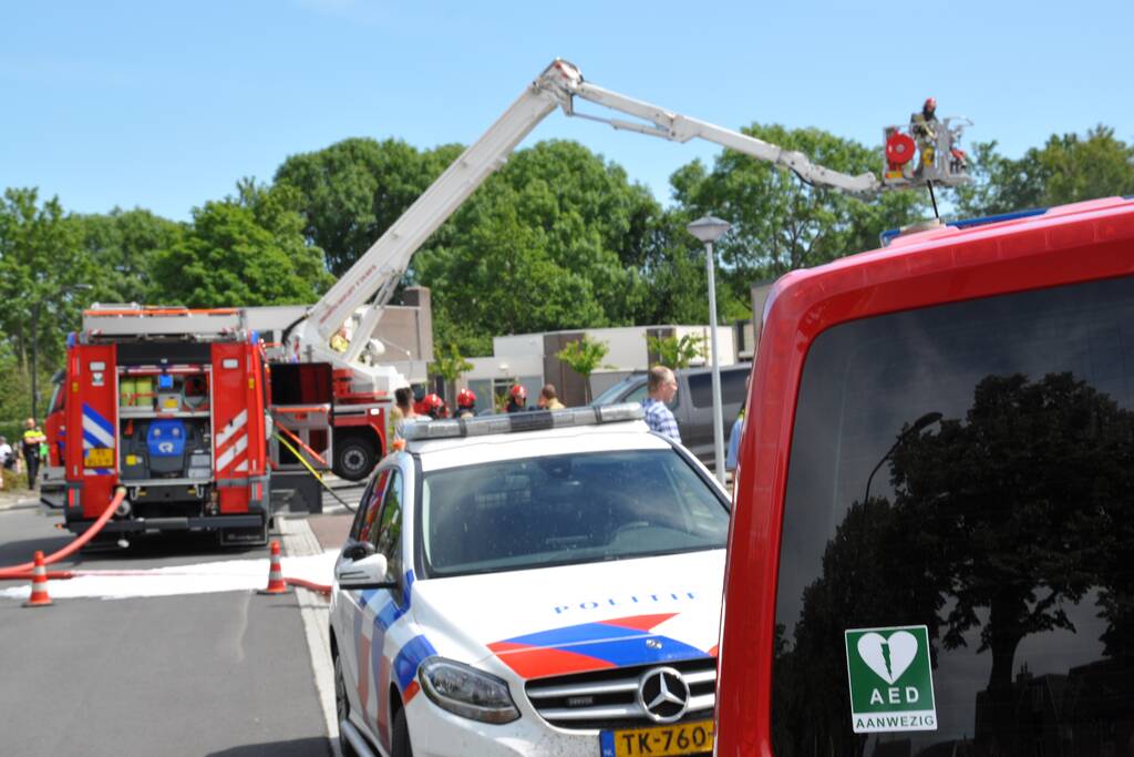 Brand in afzuiginstalatie