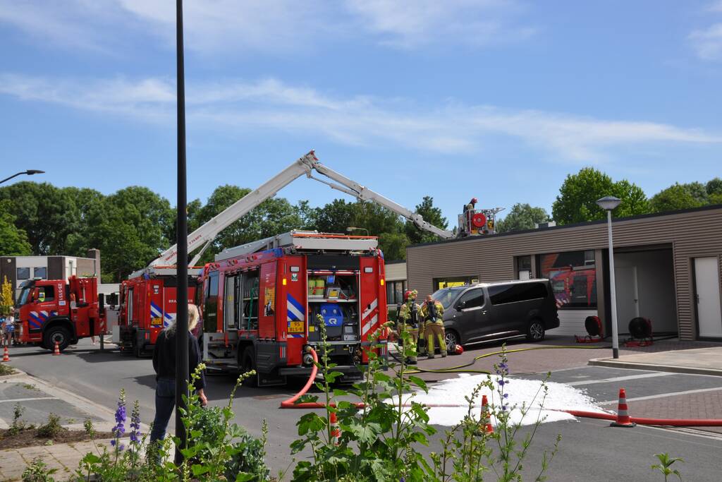 Brand in afzuiginstalatie