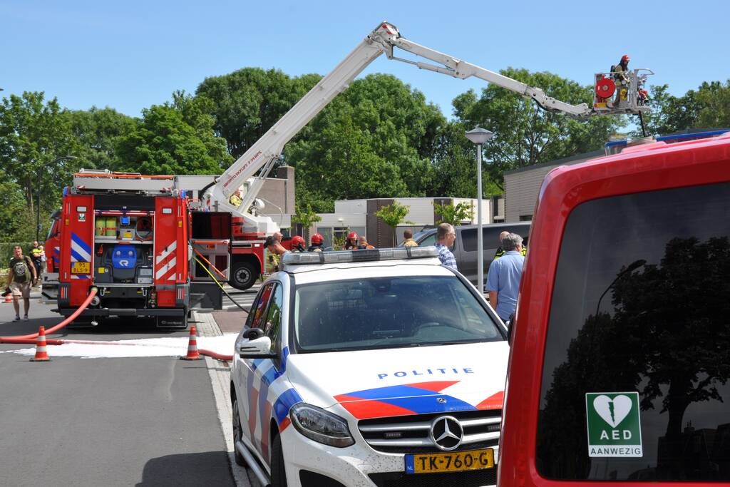 Brand in afzuiginstalatie