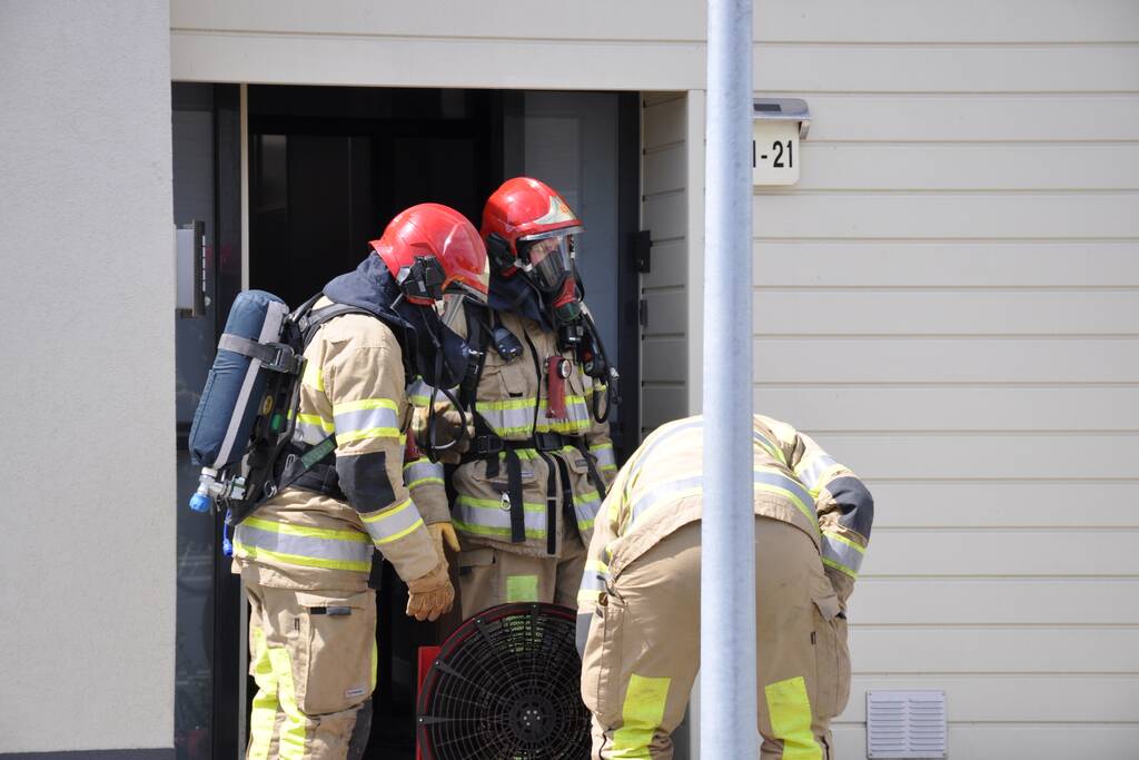 Brand in afzuiginstalatie