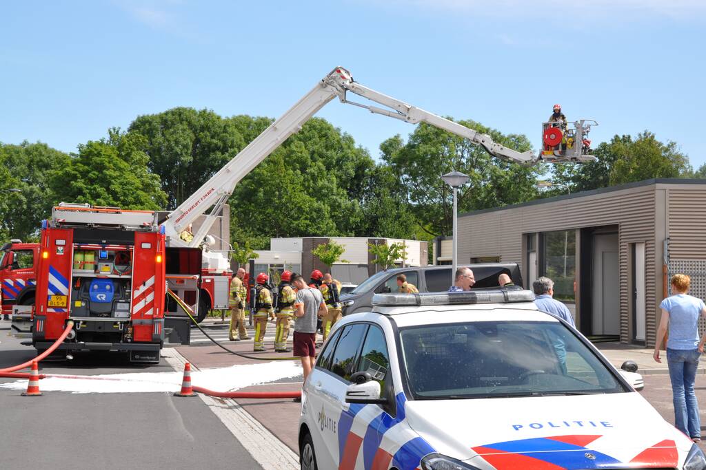 Brand in afzuiginstalatie