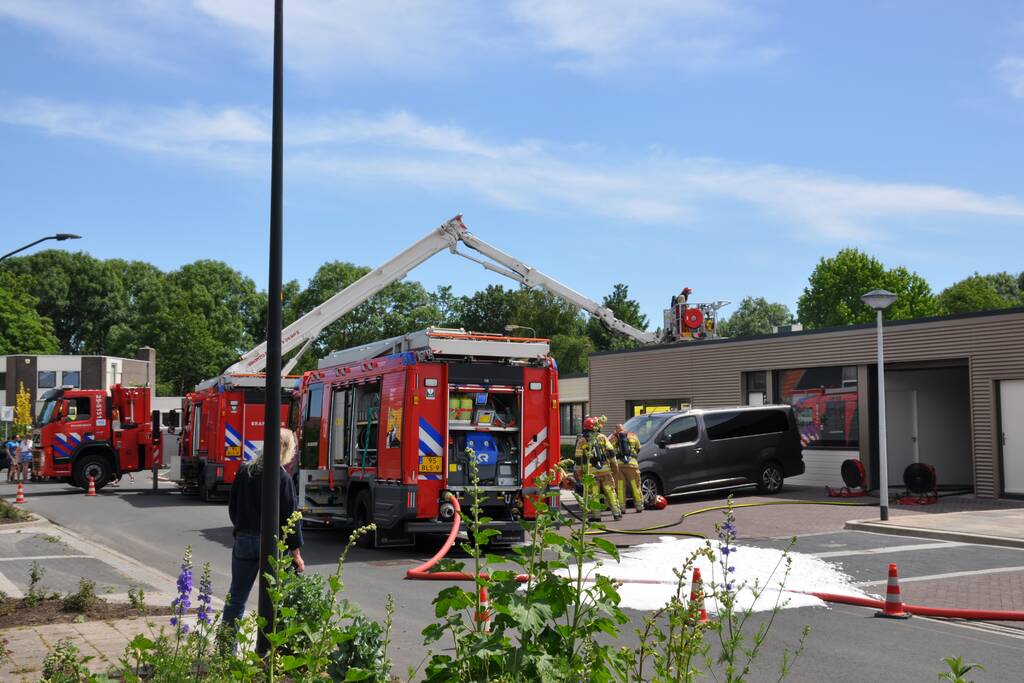 Brand in afzuiginstalatie