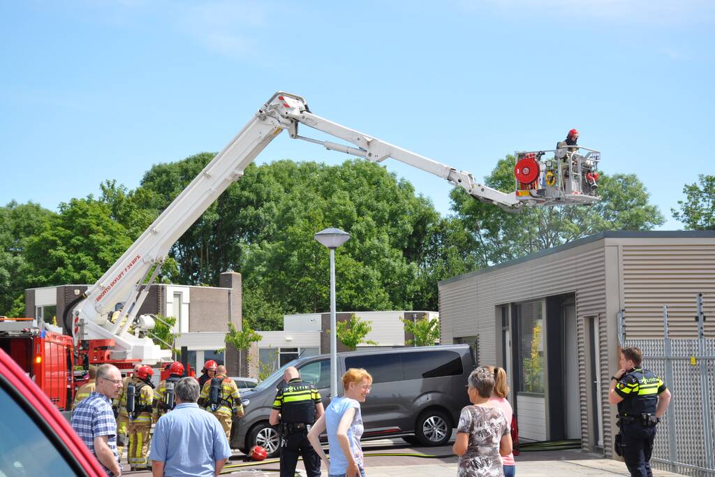 Brand in afzuiginstalatie