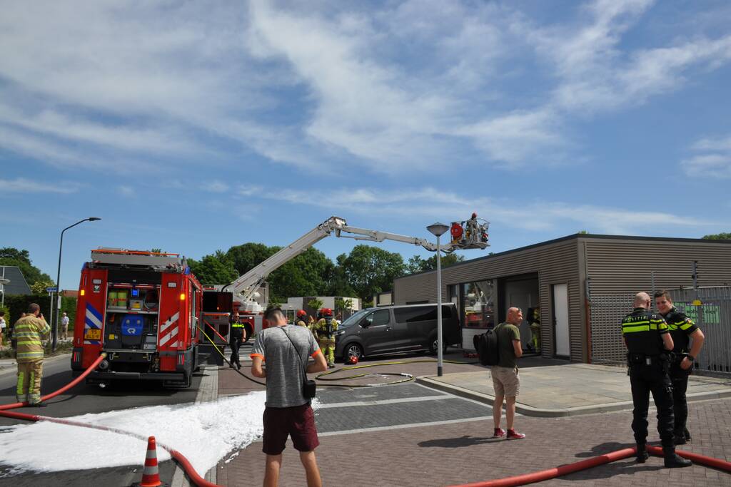 Brand in afzuiginstalatie