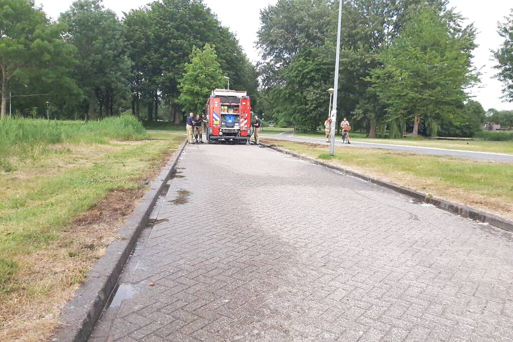 Bermbrand snel geblust