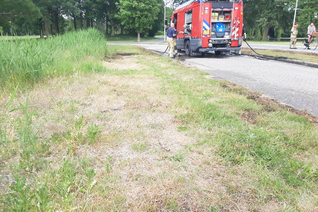 Bermbrand snel geblust