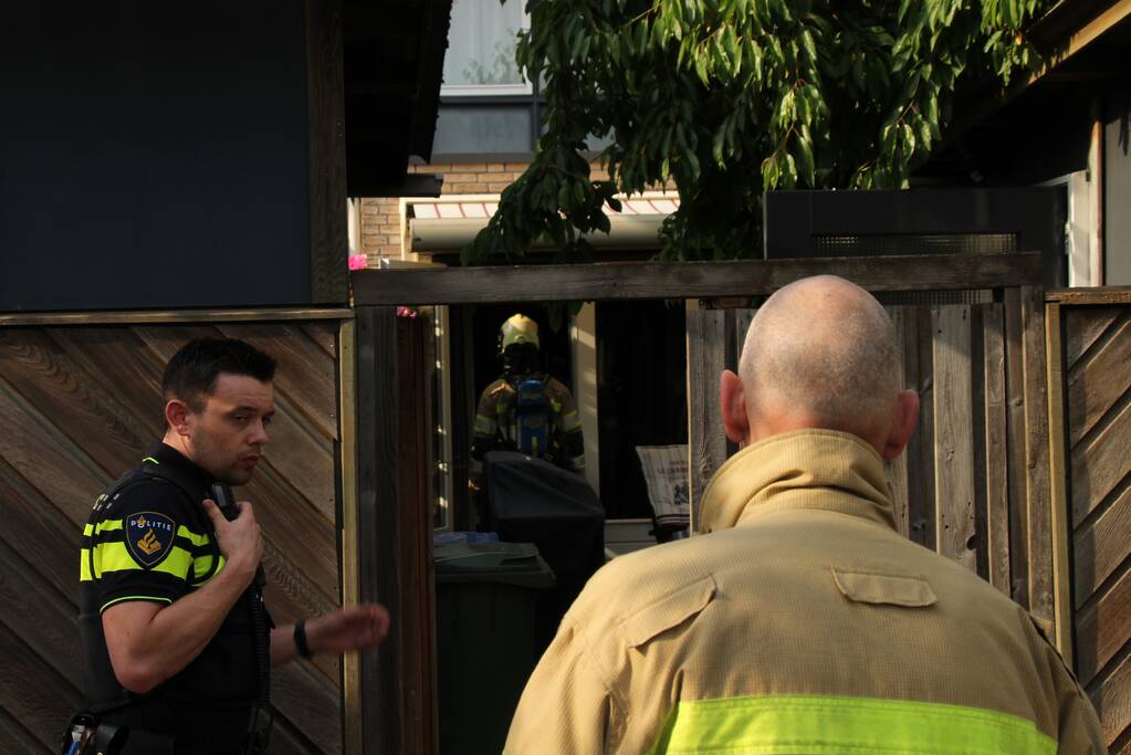 Brand in keuken snel onder controle