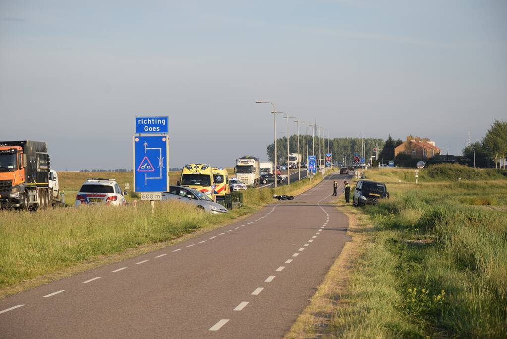 Motorrijder overleden bij ongeval