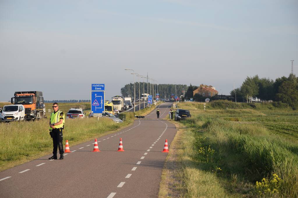 Motorrijder overleden bij ongeval