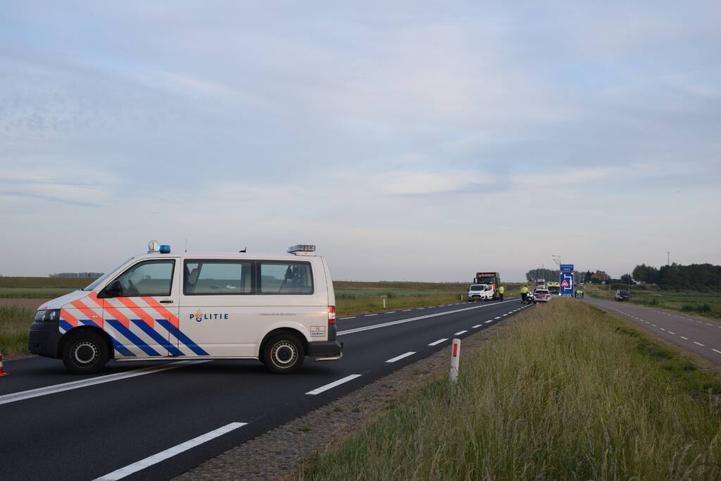 Motorrijder overleden bij ongeval