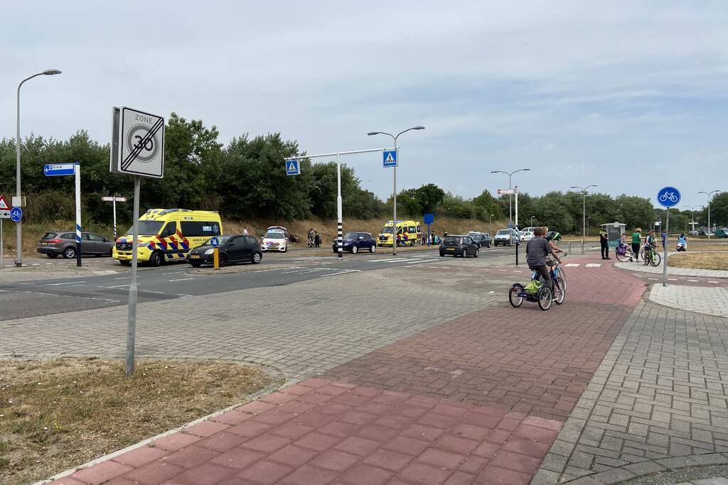 Persoon gewond na val van paard