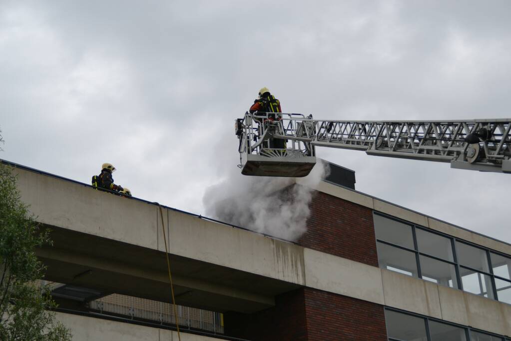 Veel rook bij brand in studentencomplex