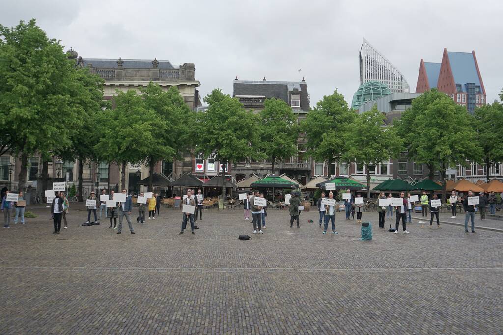 BN'ers protesteren tegen kabinetsbesluit