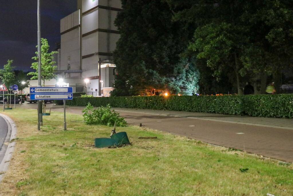 Automobilist vliegt uit de bocht en belandt in bosjes