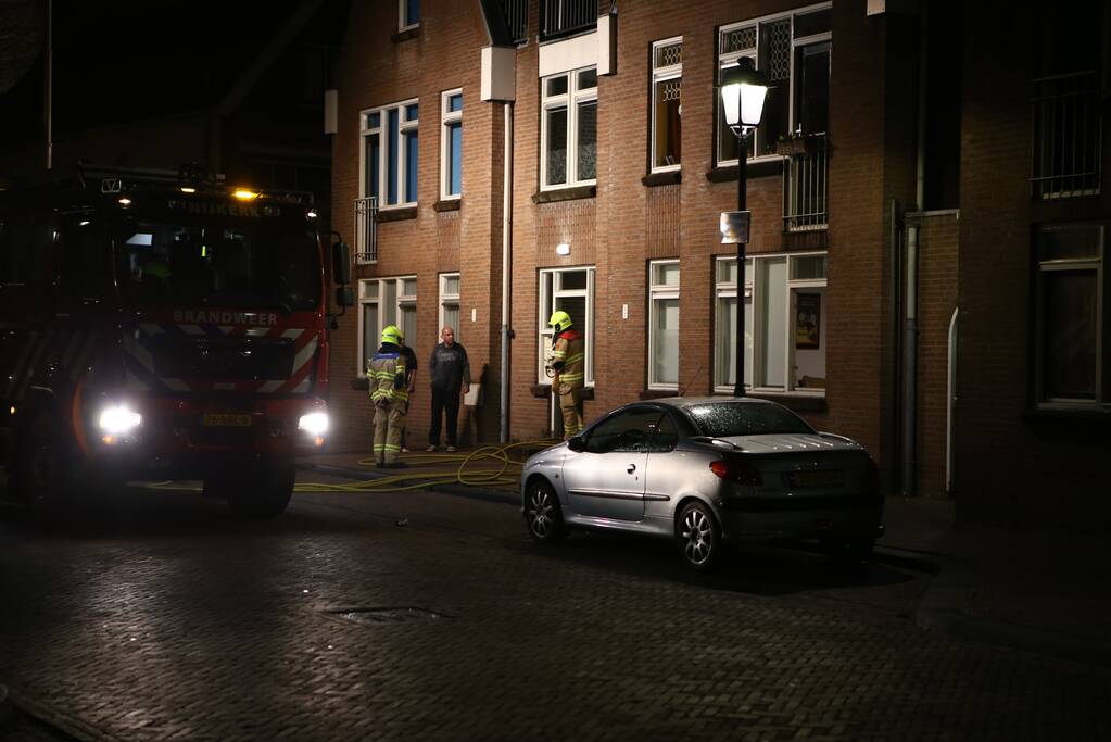 Brand in woning snel geblust