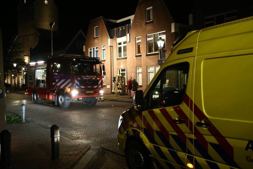 Brand in woning snel geblust