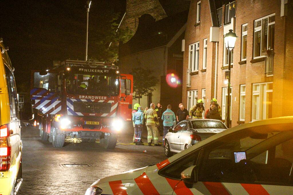 Brand in woning snel geblust