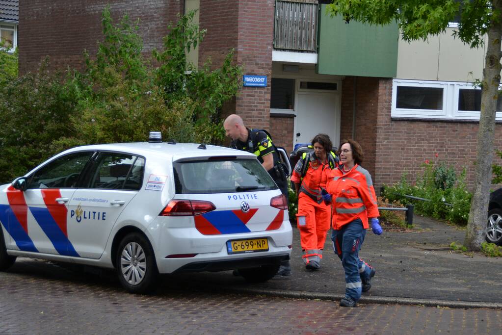 Traumahelikopter landt voor medisch incident in woning
