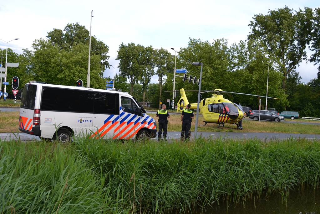 Traumahelikopter landt voor medisch incident in woning