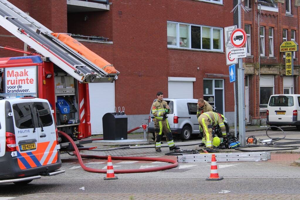 Politiekleding gestolen tijdens brand
