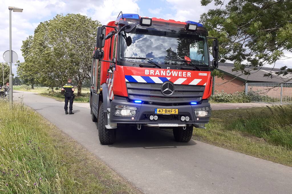 Auto volledig uitgebrand