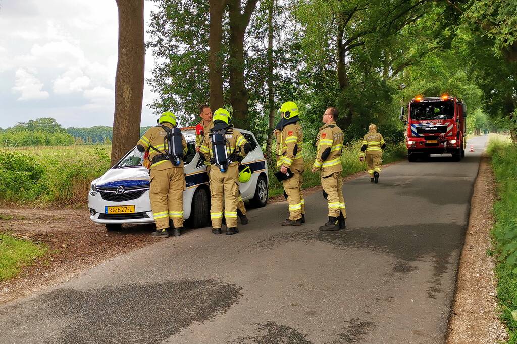 Vaten aangetroffen in berm in buitengebied