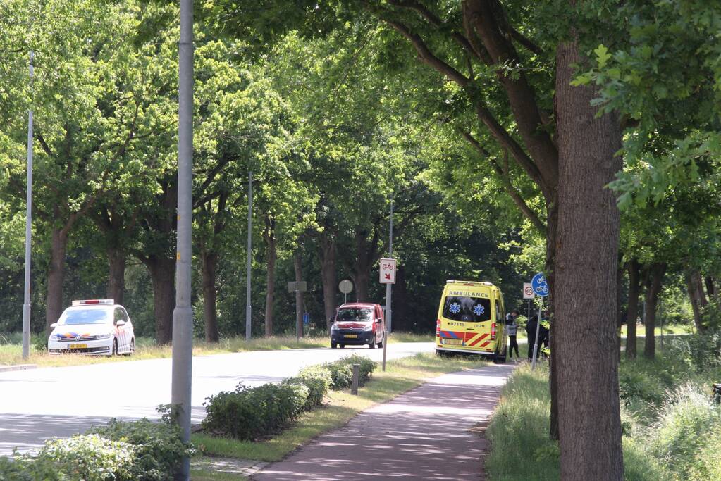 Twee gewonden na eenzijdig ongeval met scooter