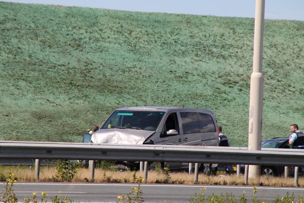 Flinke schade na kop-staart aanrijding
