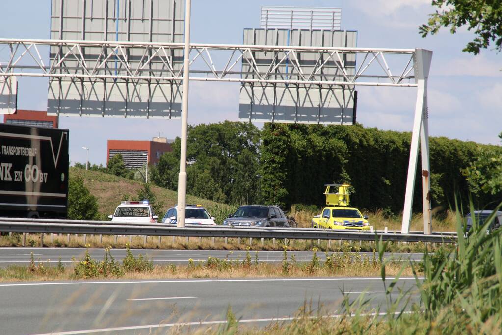 Flinke schade na kop-staart aanrijding