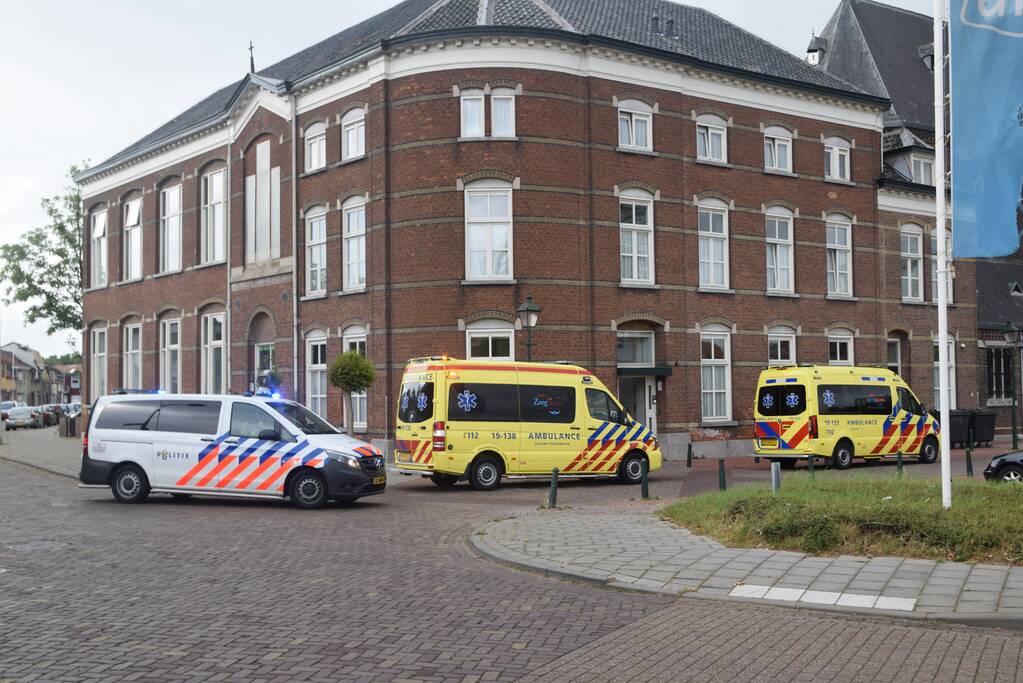 Traumahelikopter landt voor incident in voormalig klooster